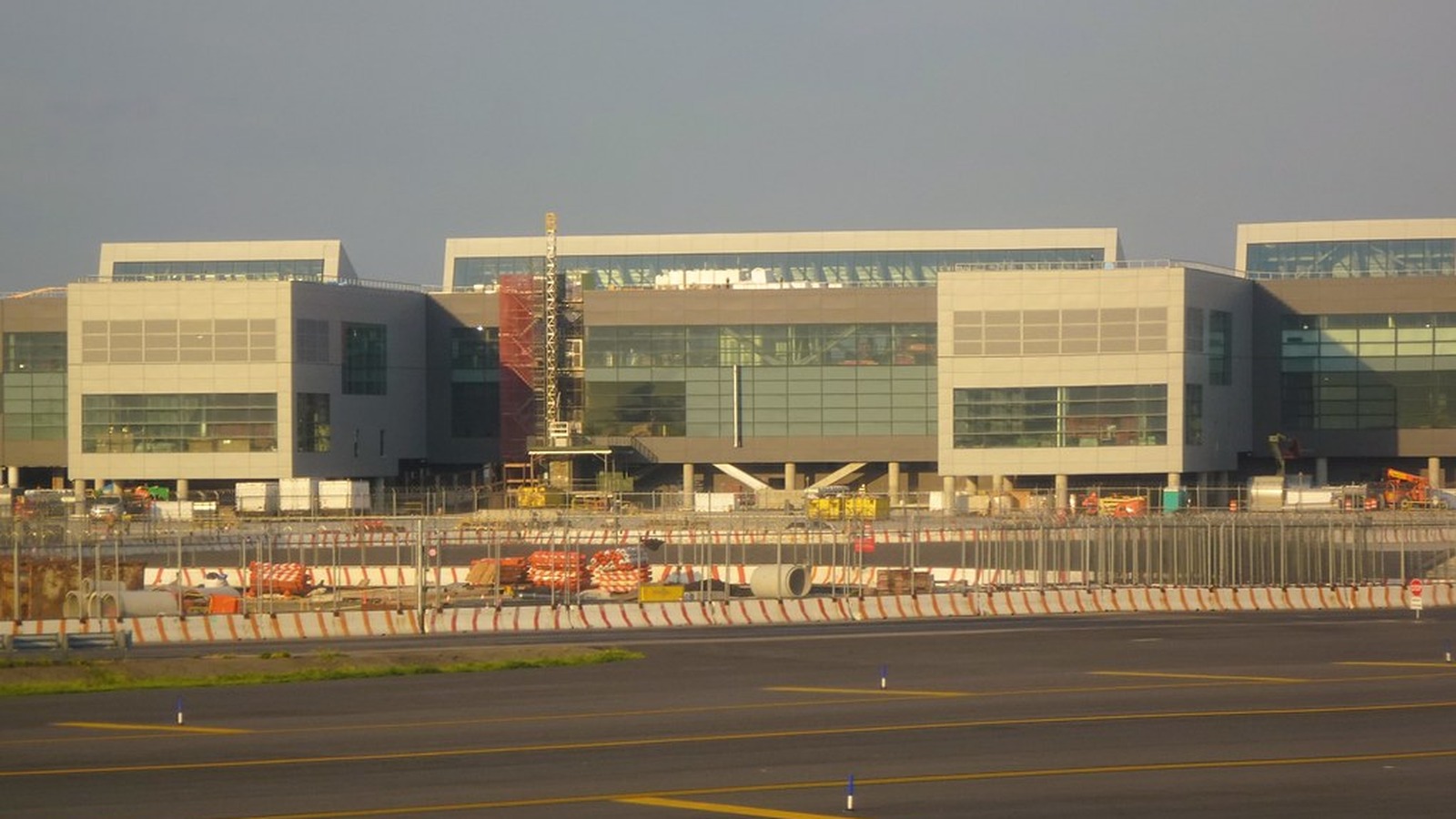 New Terminal One exterior at John F. Kennedy International Airport in New York
