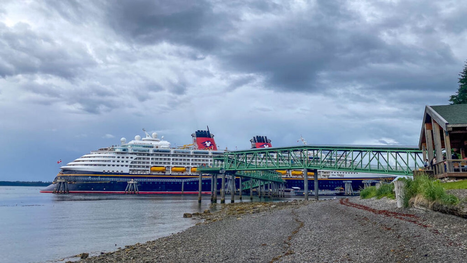 Disney Wonder sailing in Glacier Bay Alaska