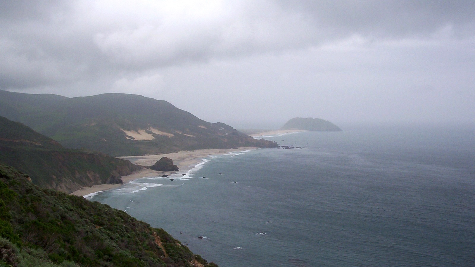 Highway 1 Big Sur coastline cliffs along the California coast
