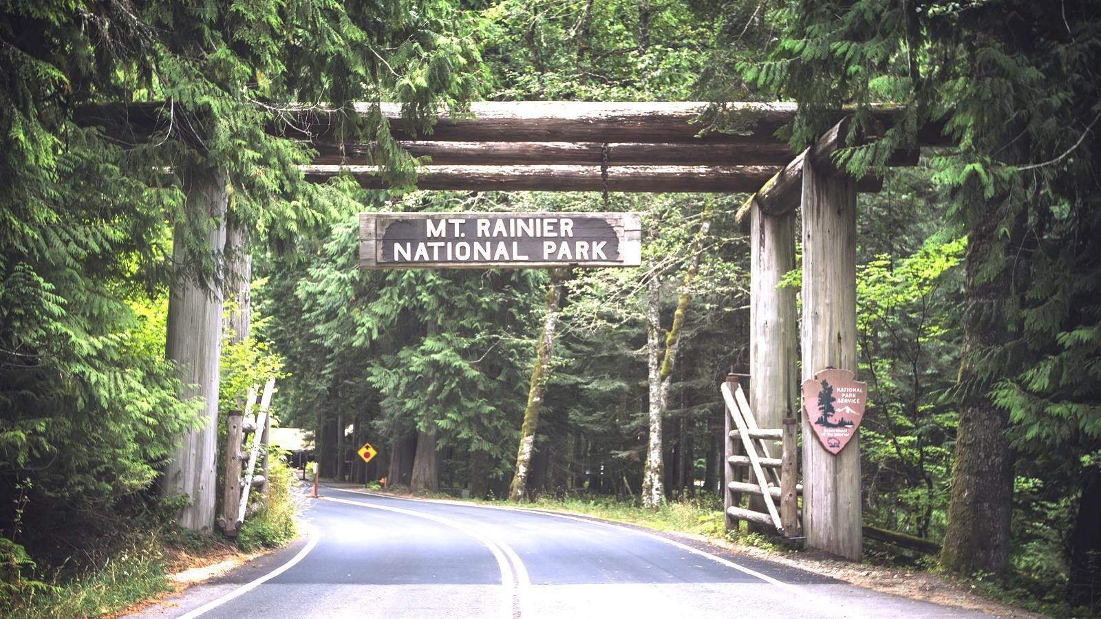 Nisqually Entrance area of Mount Rainier National Park near Ashford, Washington