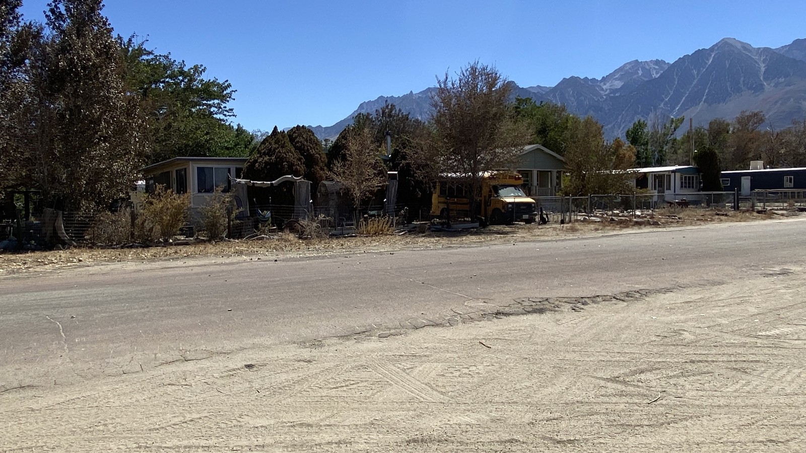 Aberdeen area during Rock Fire response near Highway 395 in Inyo County