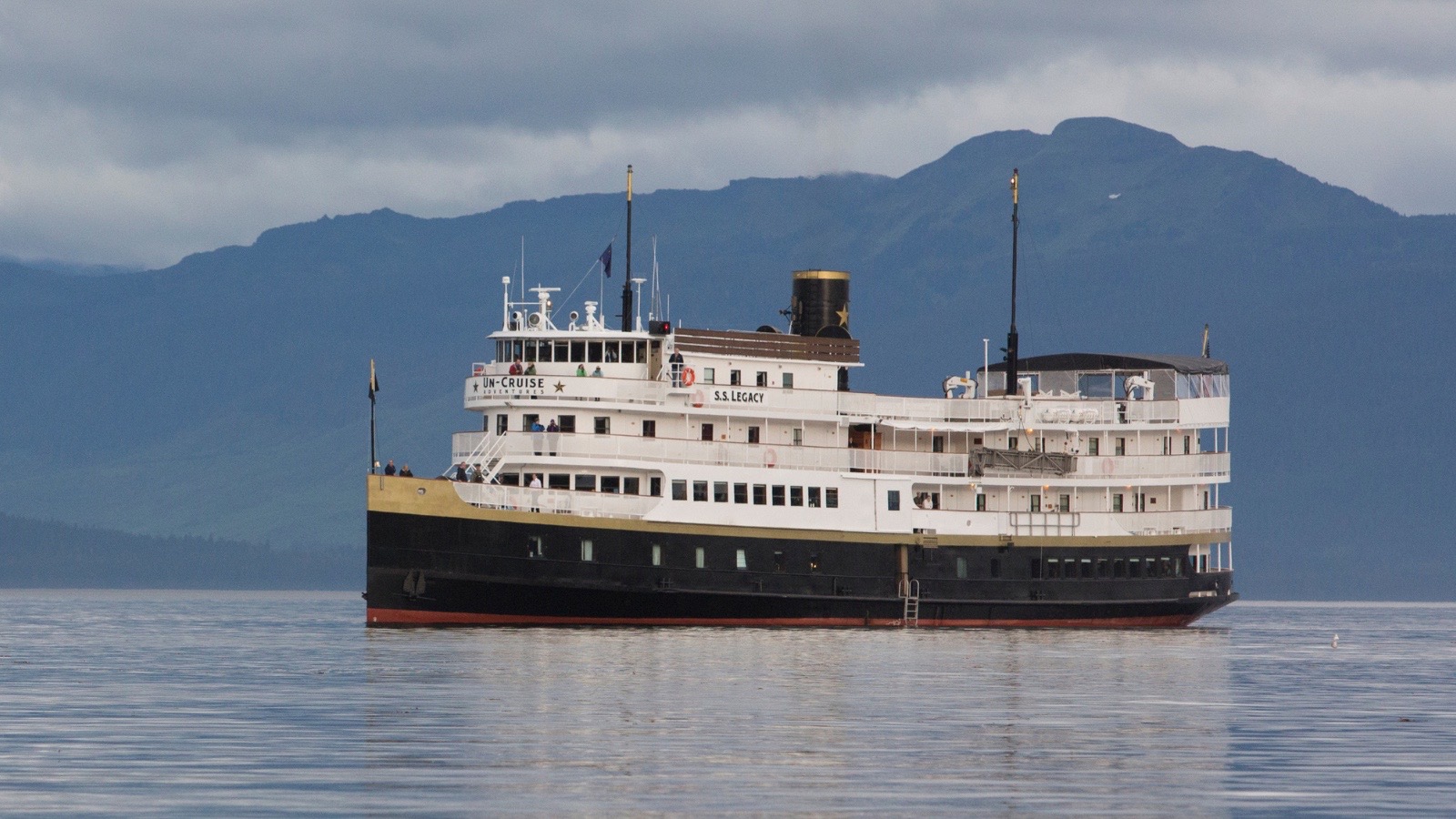 Wilderness Legacy small cruise ship sailing in Alaska waters