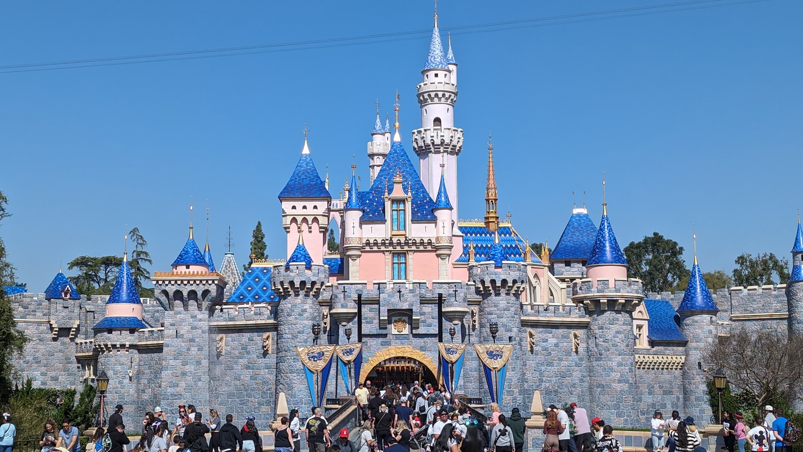 Sleeping Beauty Castle at Disneyland Park in Anaheim, California