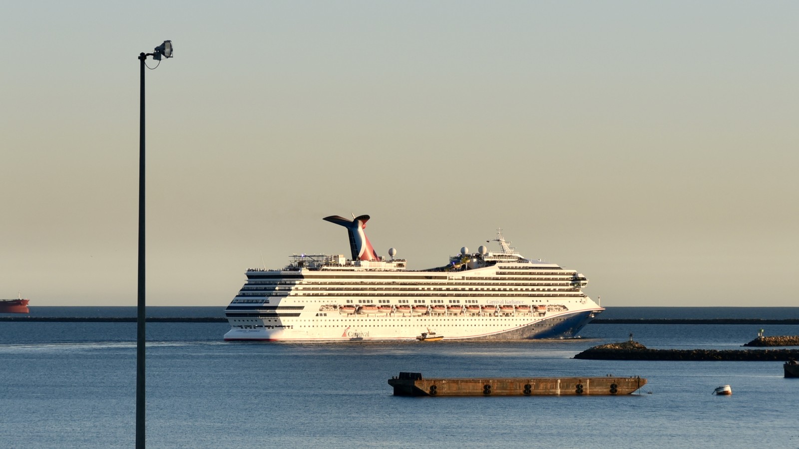 Carnival Radiance cruise ship exterior at sea
