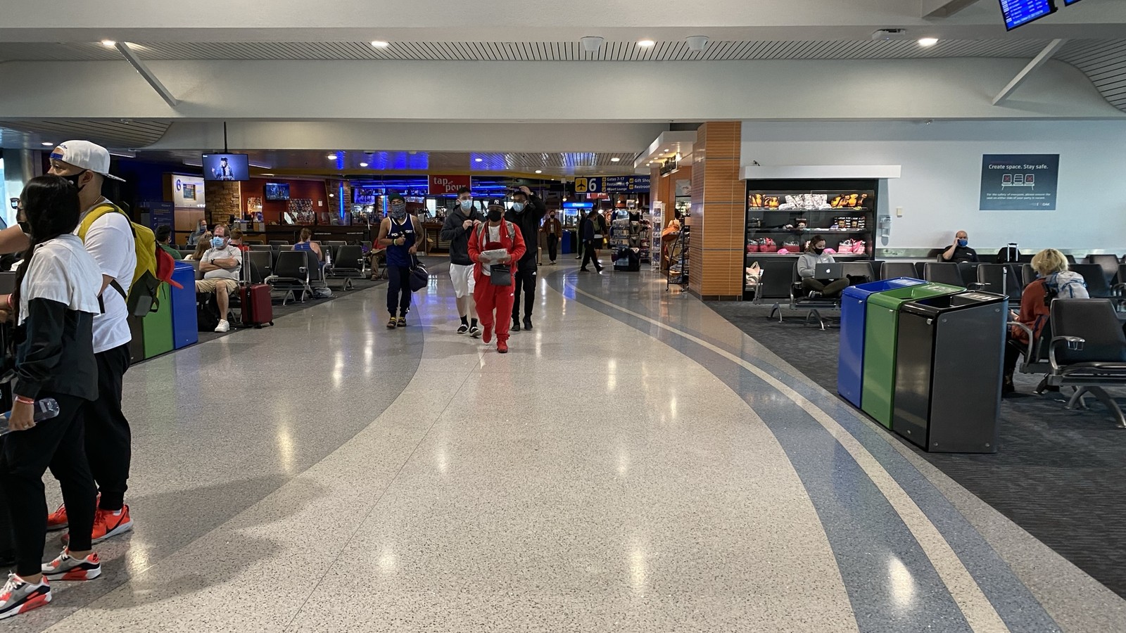 Exterior of Terminal 1 at Oakland International Airport in California