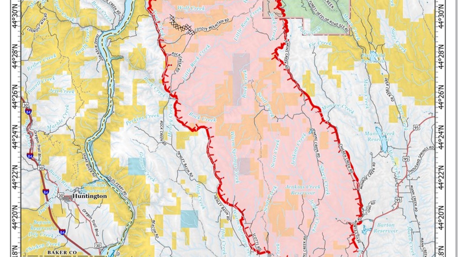 Tartar Fire public information map near Weiser Idaho dated August 2 2026