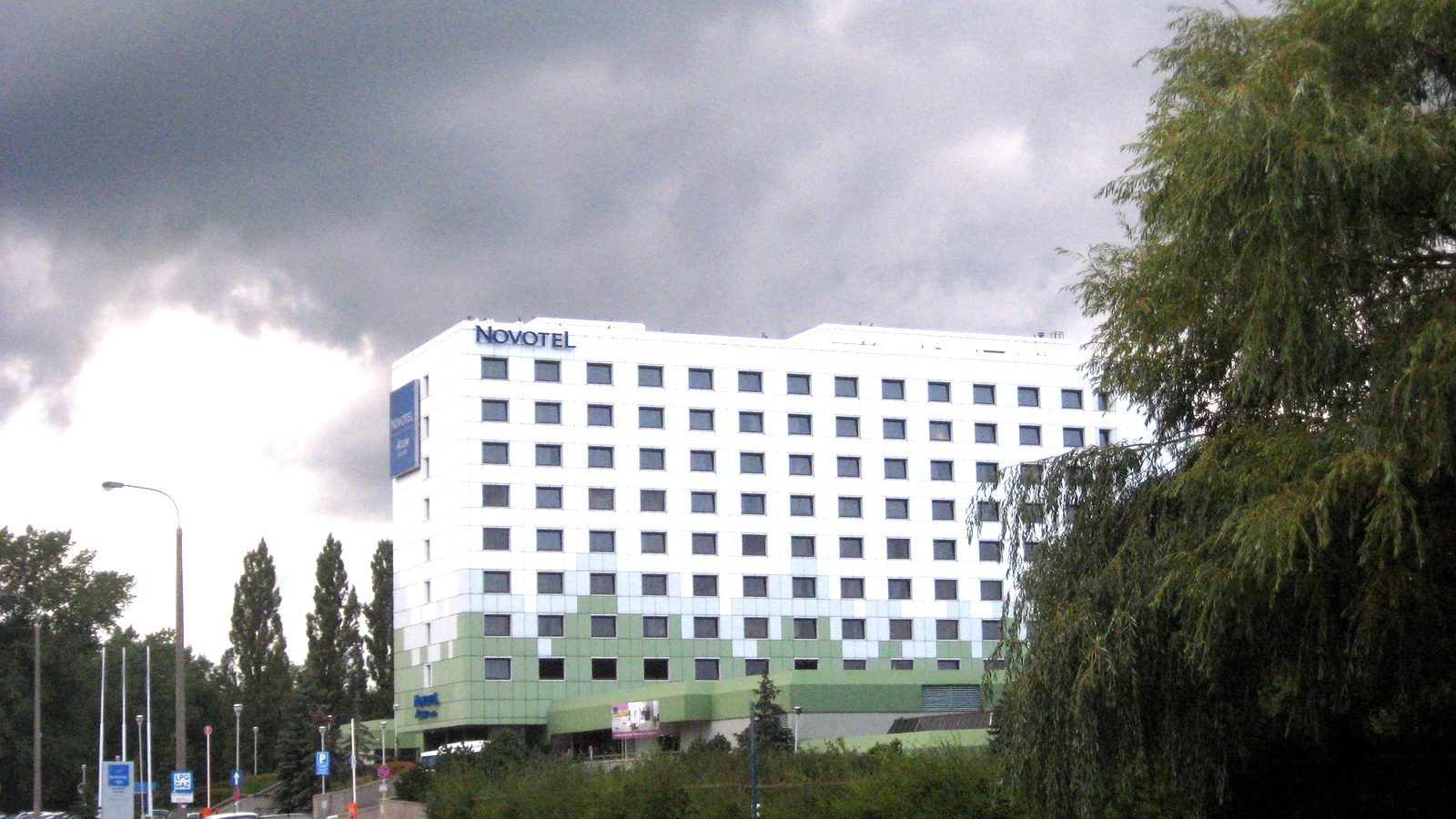 Novotel hotel building in Gdansk Jelitkowo, an Accor brand property