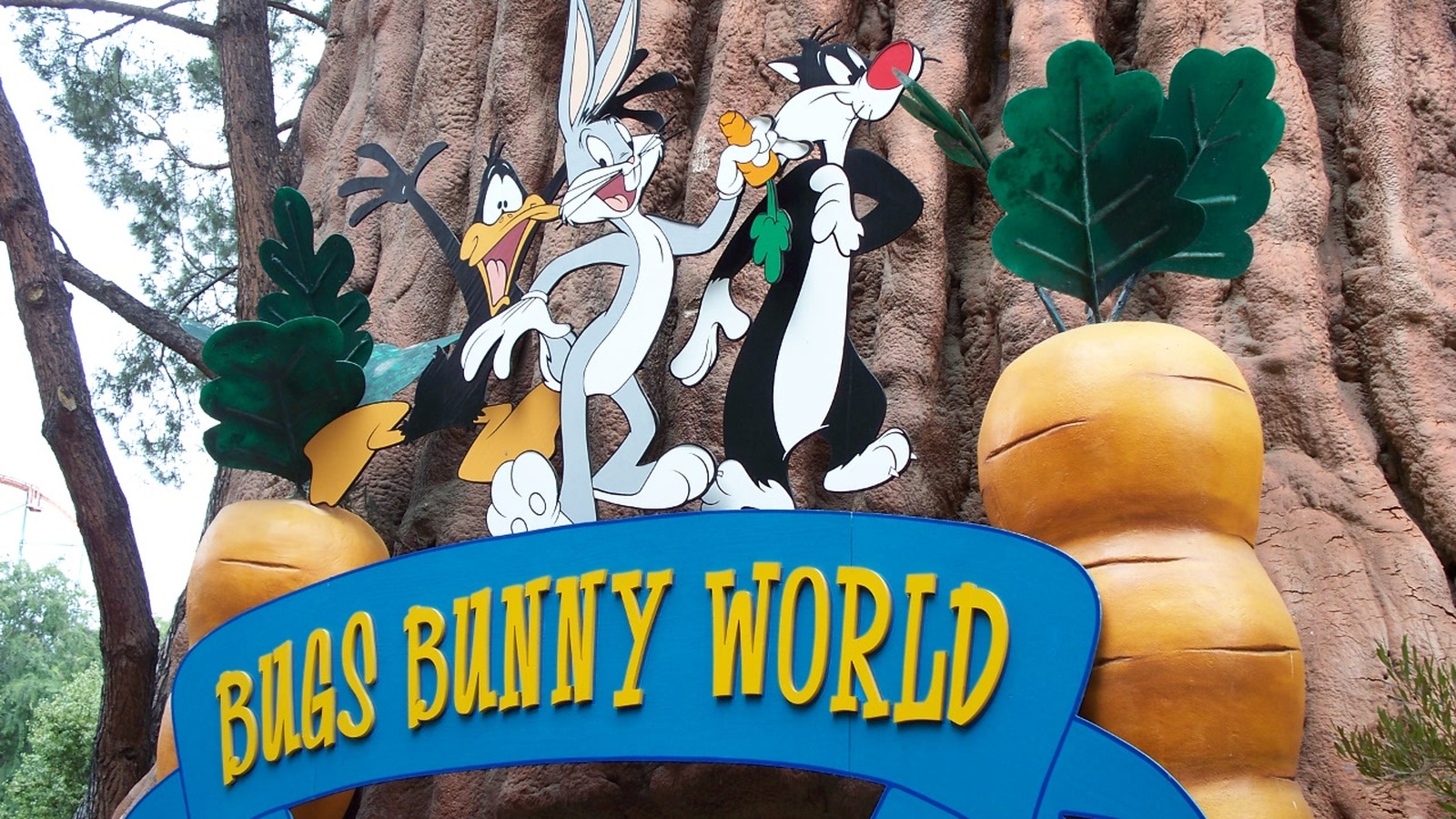 Bugs Bunny World kids area at Six Flags Magic Mountain