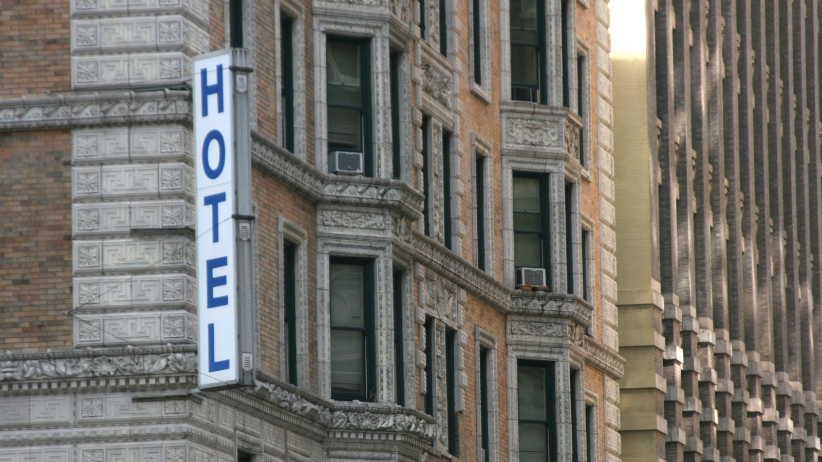 Mark Twain Hotel building in downtown St. Louis