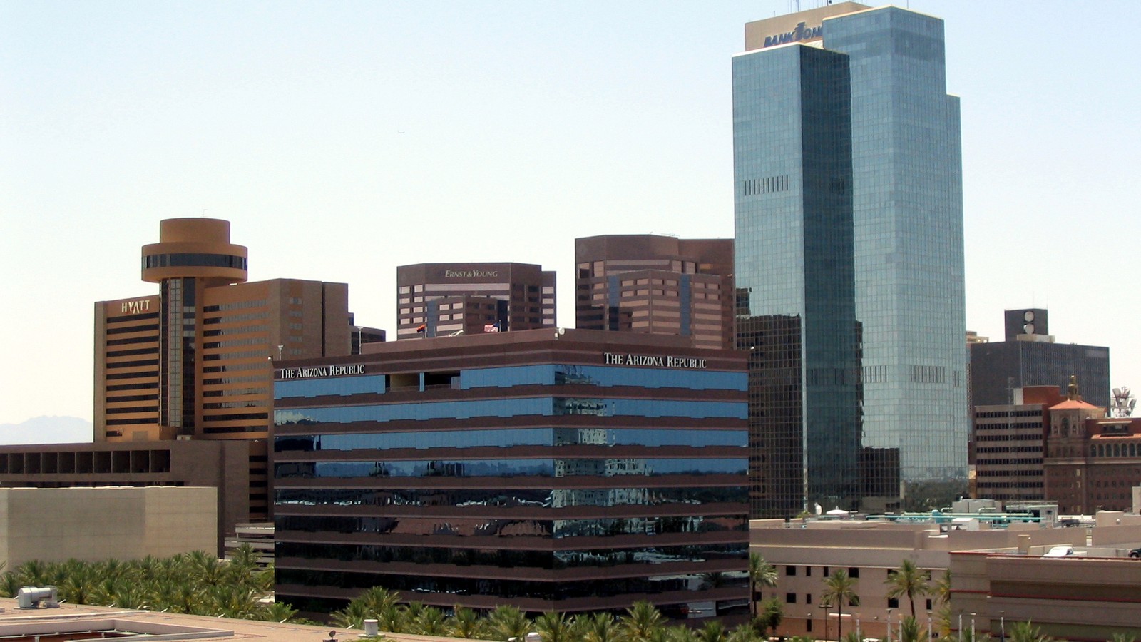 Daytime downtown Phoenix skyline in Arizona