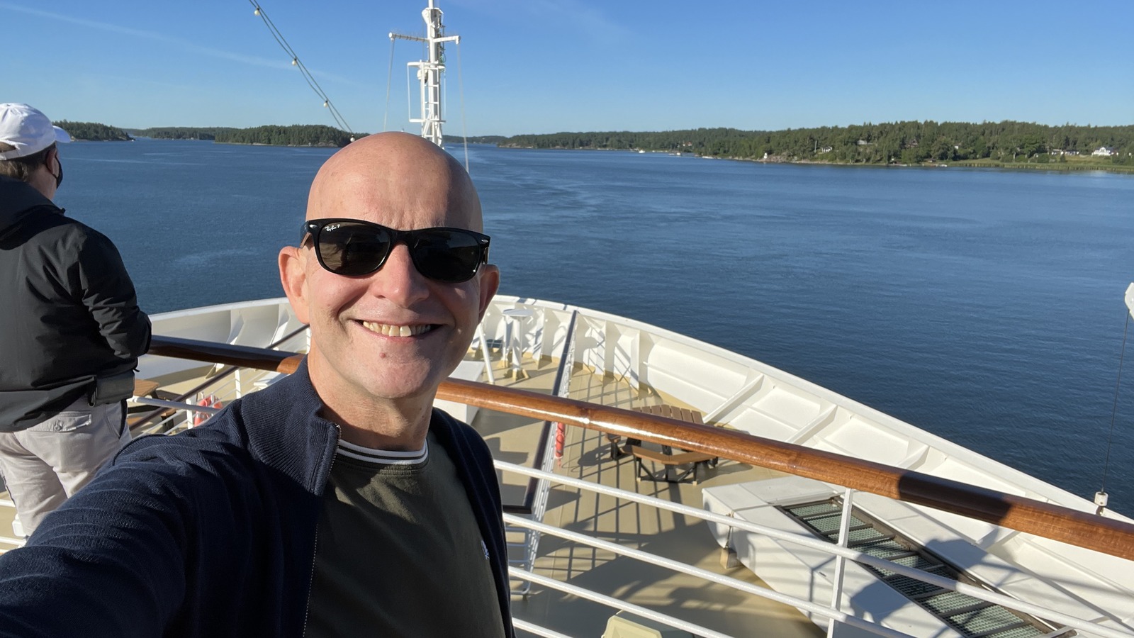 Holland America Line Nieuw Statendam cruise ship exterior at sea