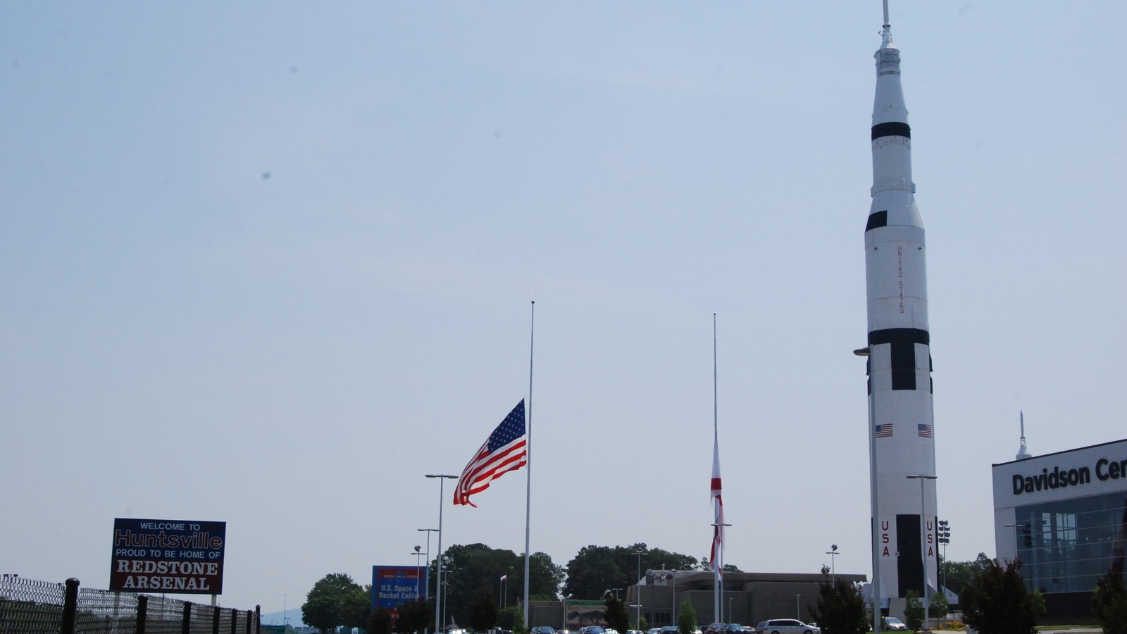 Space Shuttle Pathfinder display at the U.S. Space and Rocket Center in Huntsville, the Rocket City destination where Hotel Indigo MidCity opened
