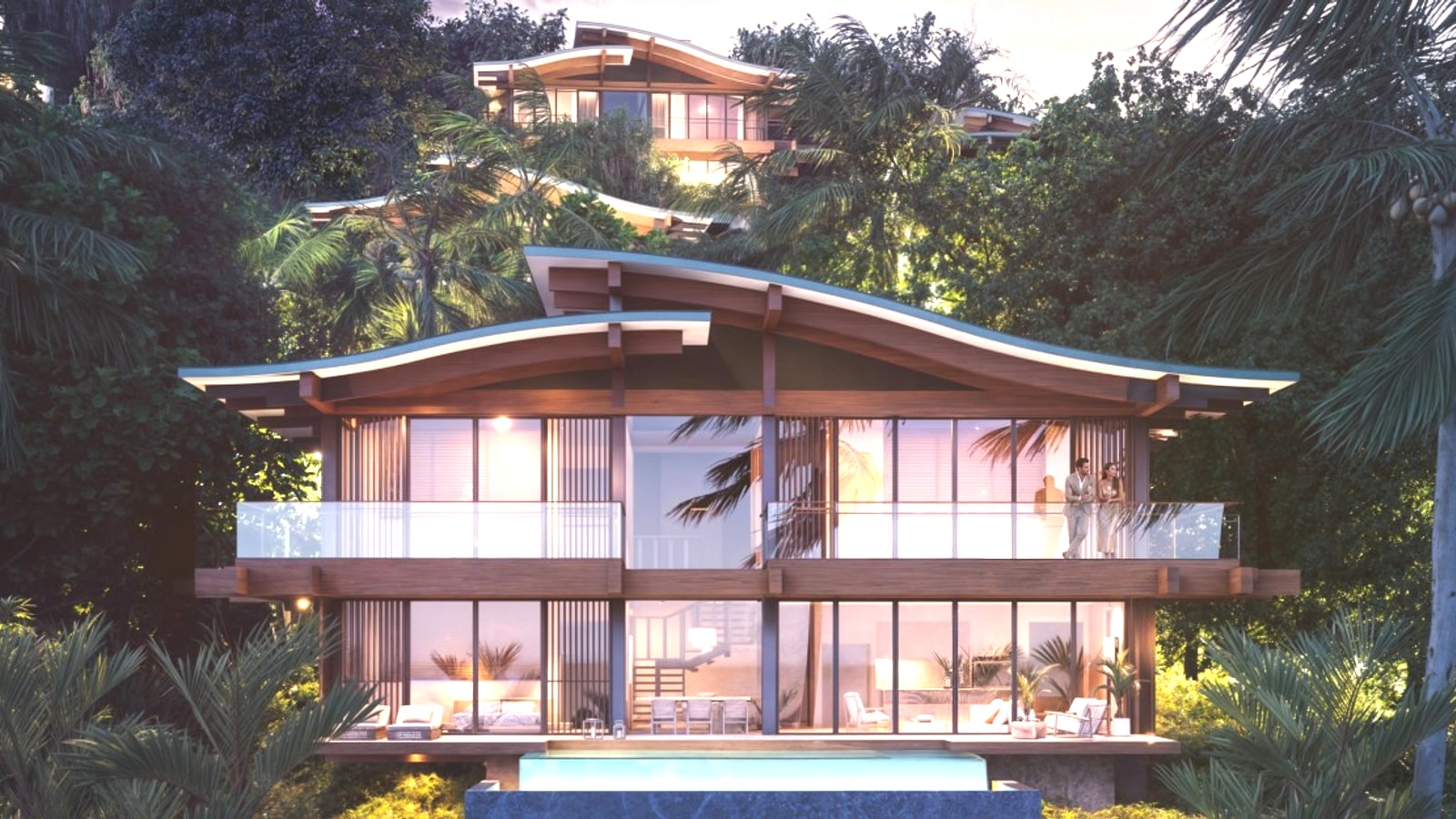 Rendering of Marave Manuel Antonio LXR resort in Costa Rica