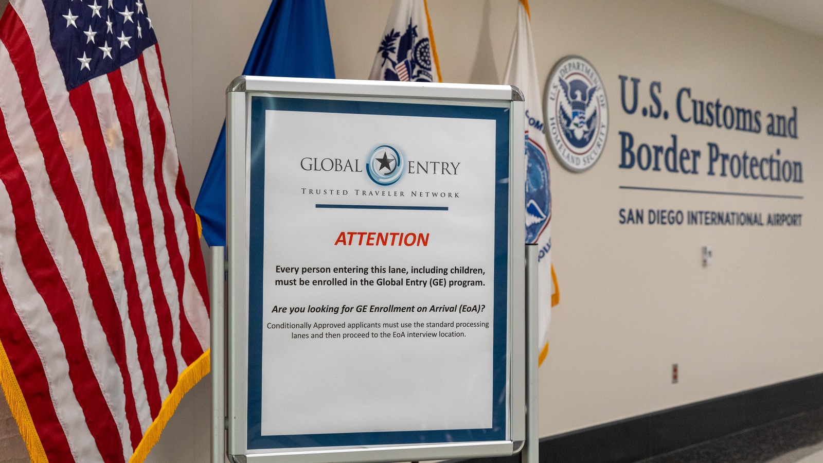 U.S. Customs and Border Protection Global Entry Trusted Traveler kiosks