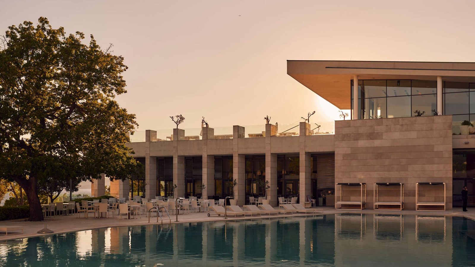 Exterior view of Movenpick Hotel and Residences Kvarner Bay on the Croatian Adriatic