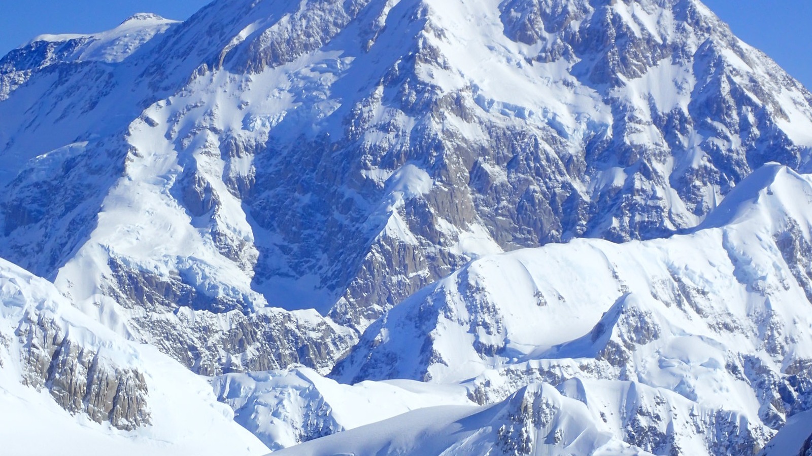 Denali mountain landscape in Denali National Park and Preserve Alaska