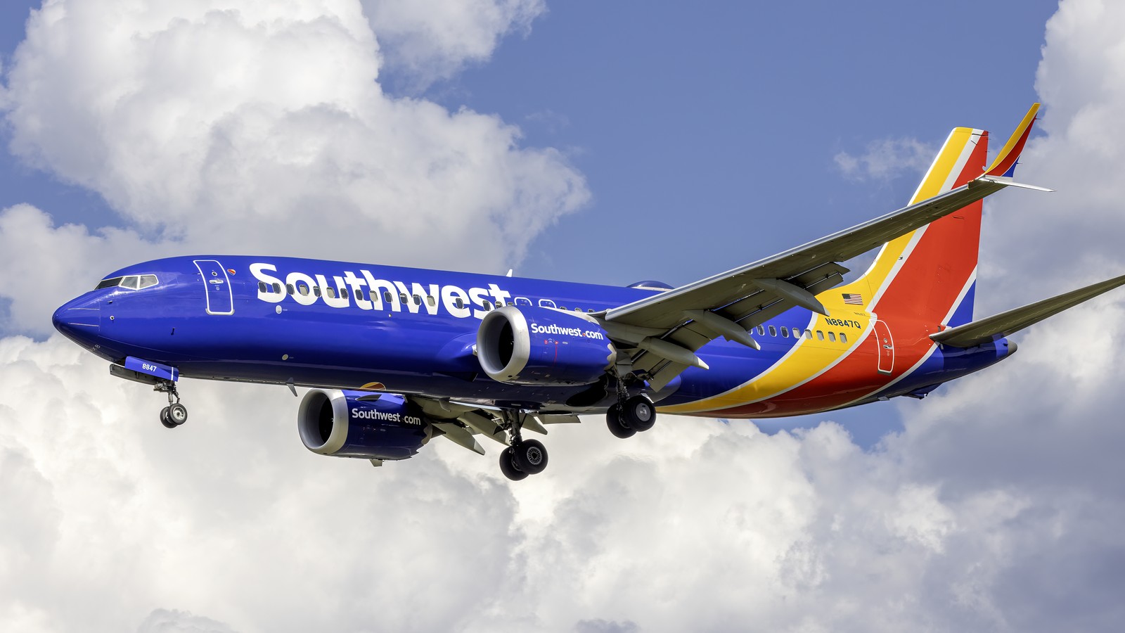 Southwest Airlines Boeing 737-8 MAX N8847Q at Baltimore-Washington International Airport