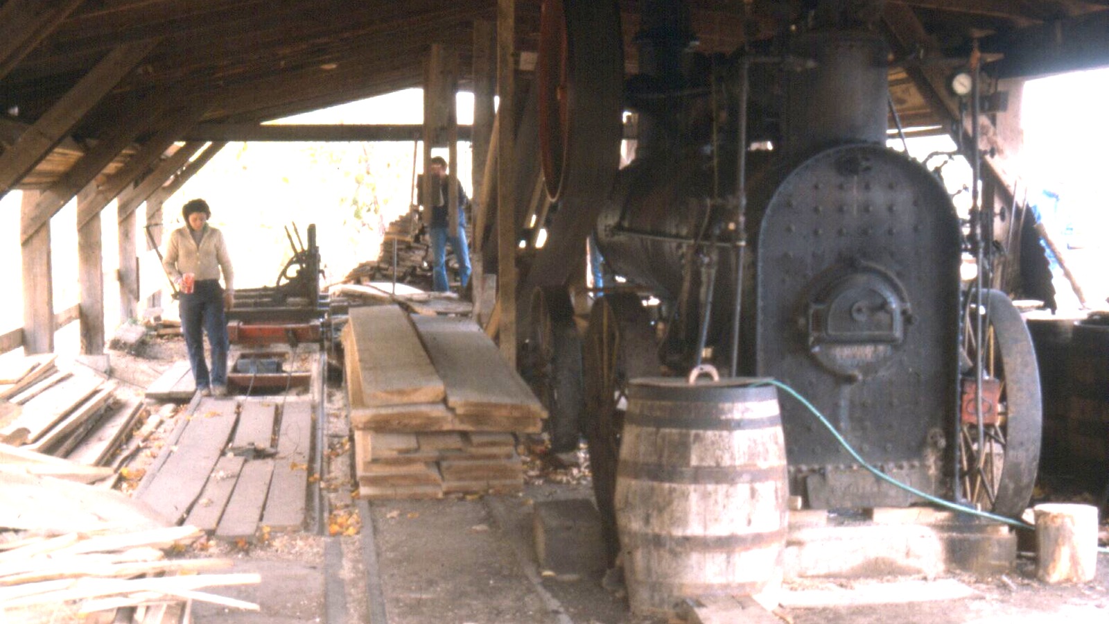 Historic mill at Hale Farm and Village near Akron