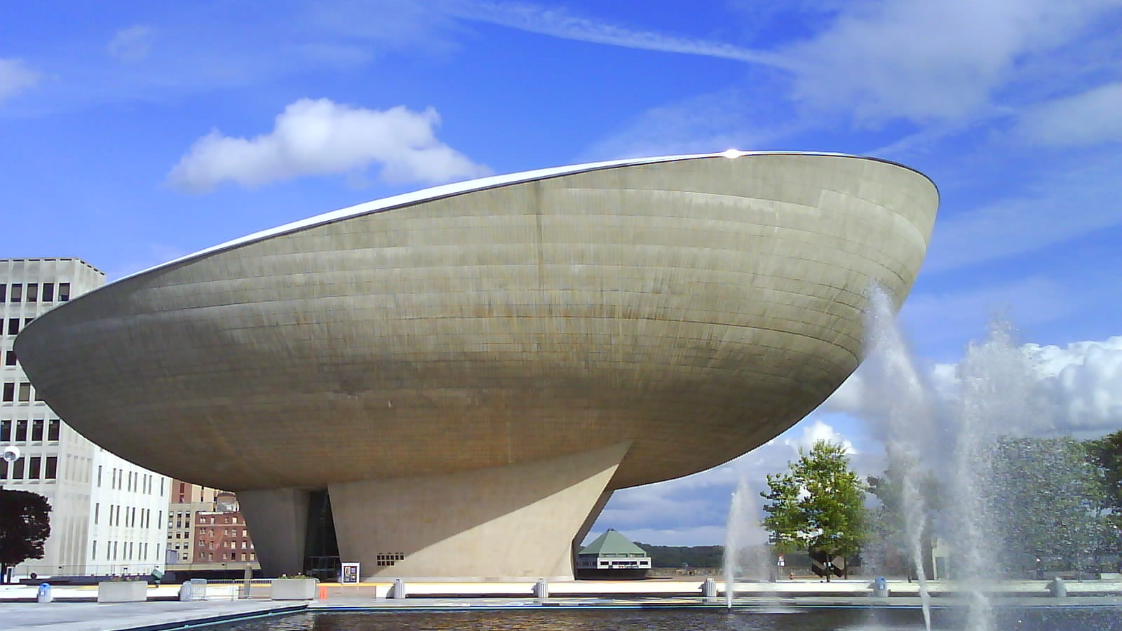The Egg performing arts center at Empire State Plaza