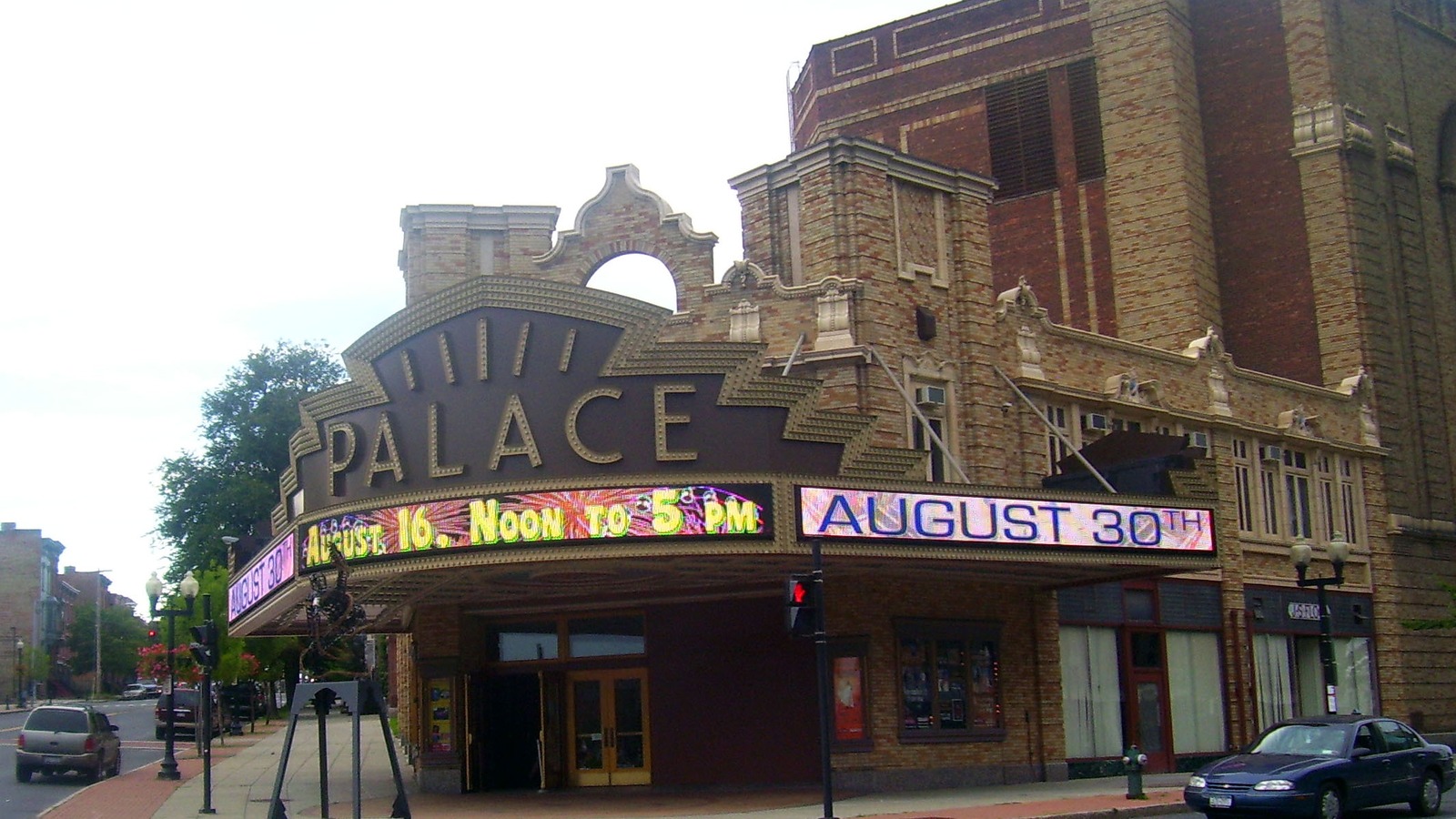 Palace Theatre marquee in Albany
