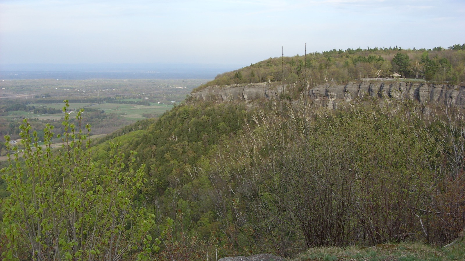 Escarpment view at John Boyd Thacher State Park