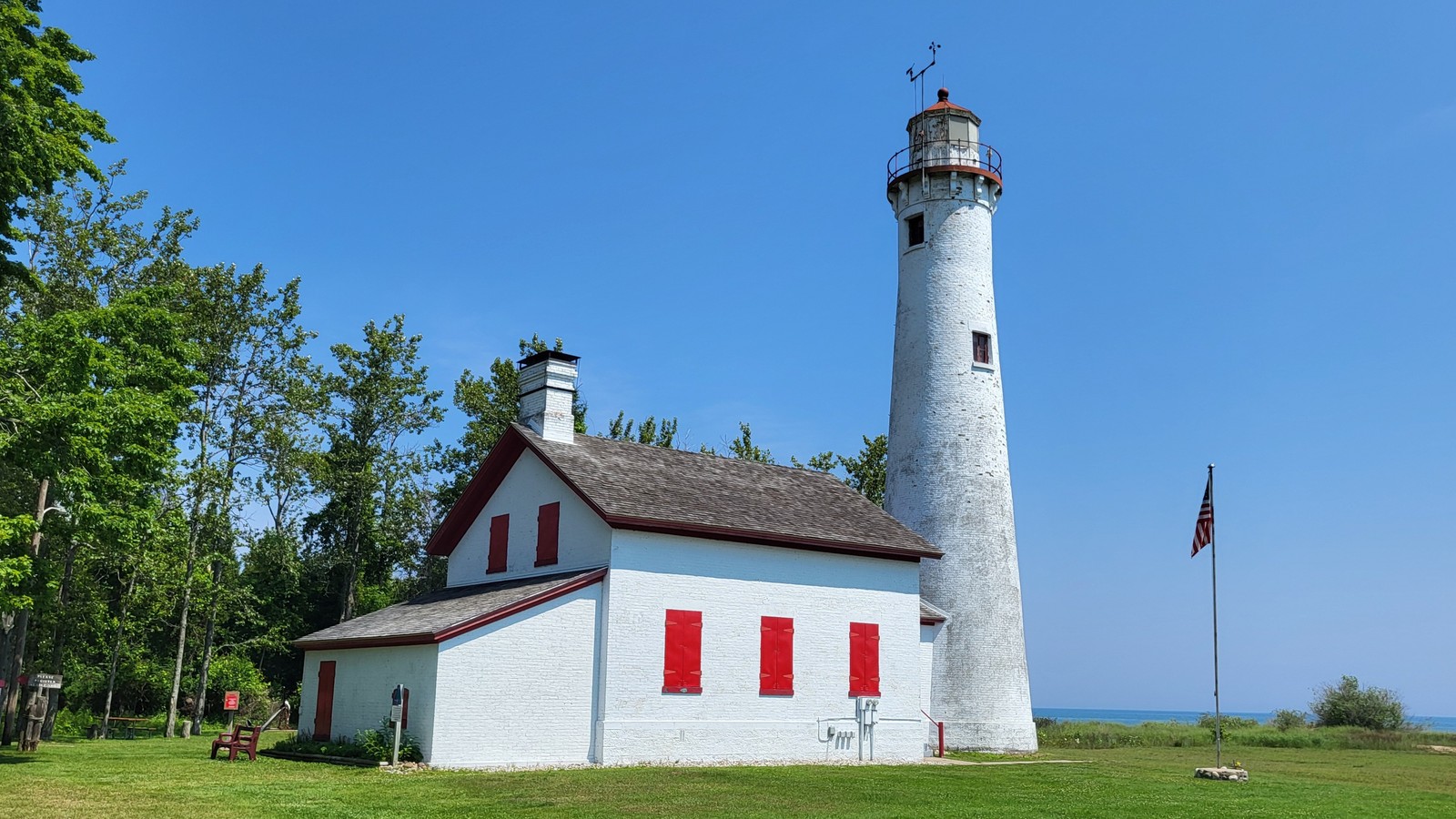 Sturgeon Point Lighthouse near Harrisville