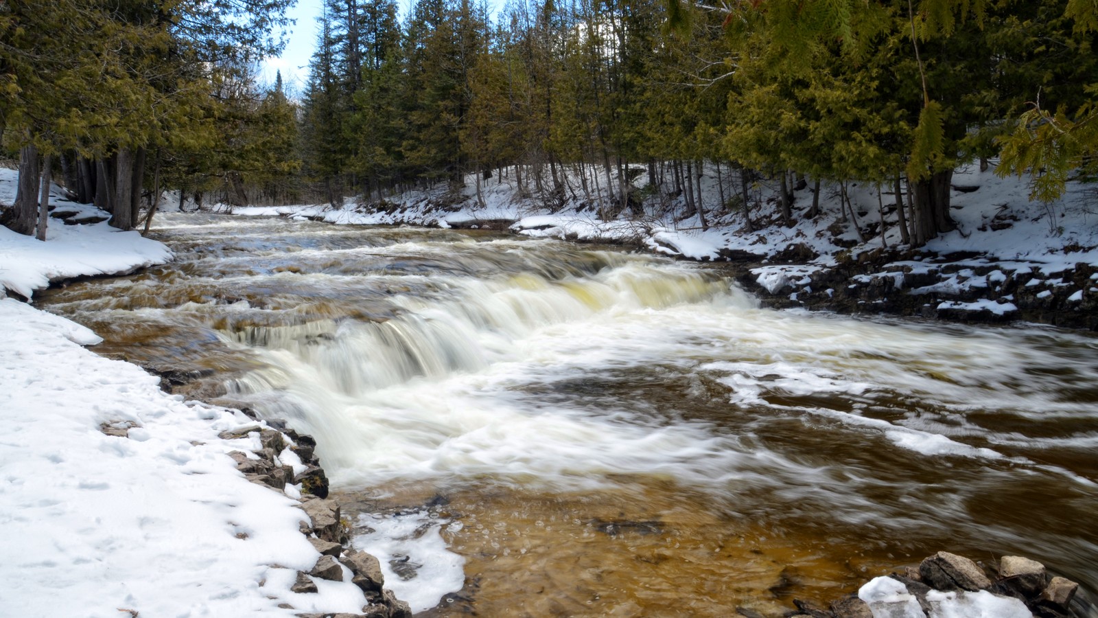 Ocqueoc Falls in Presque Isle County