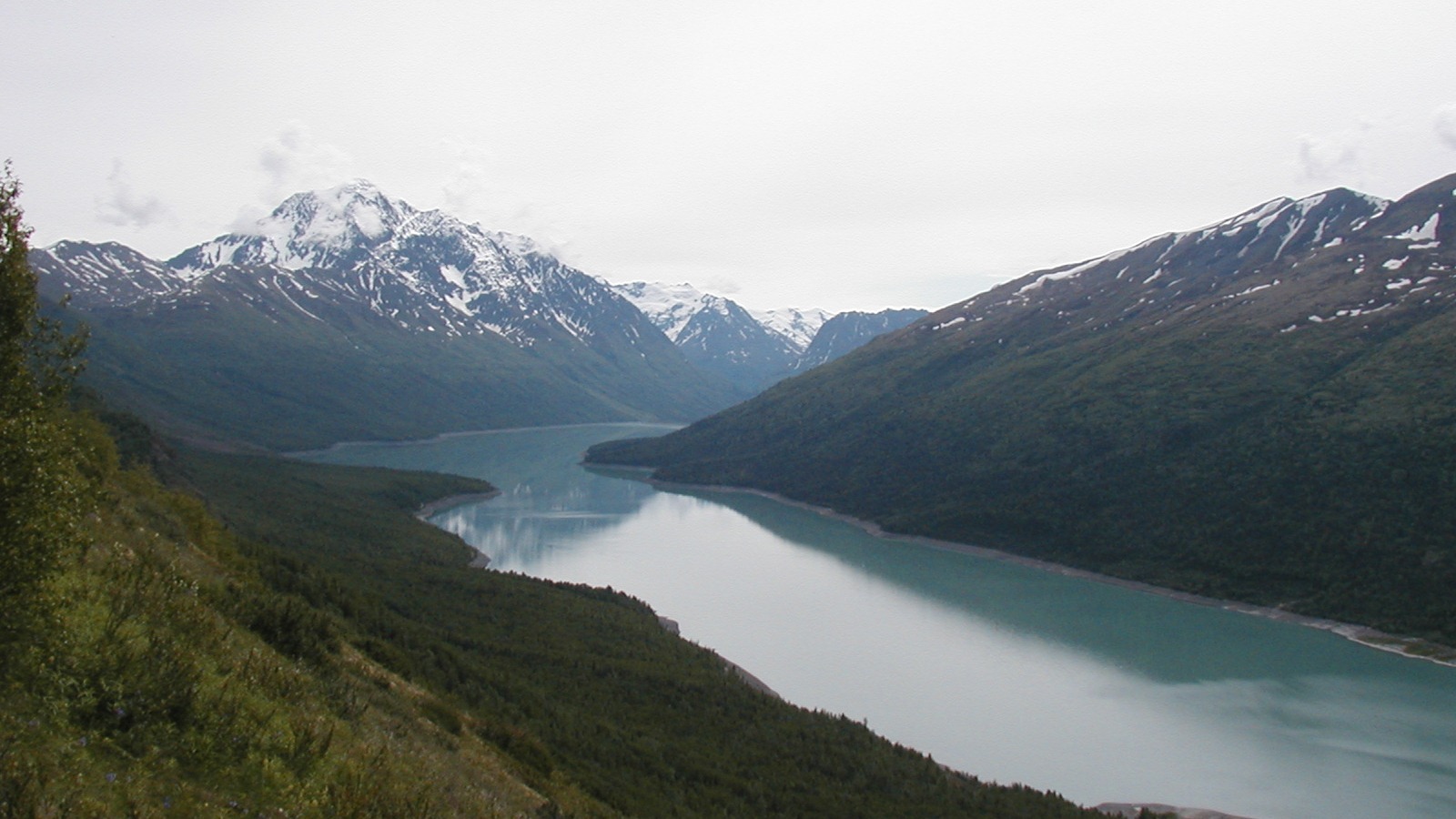 Eklutna Lake and Bold Peak in Chugach State Park