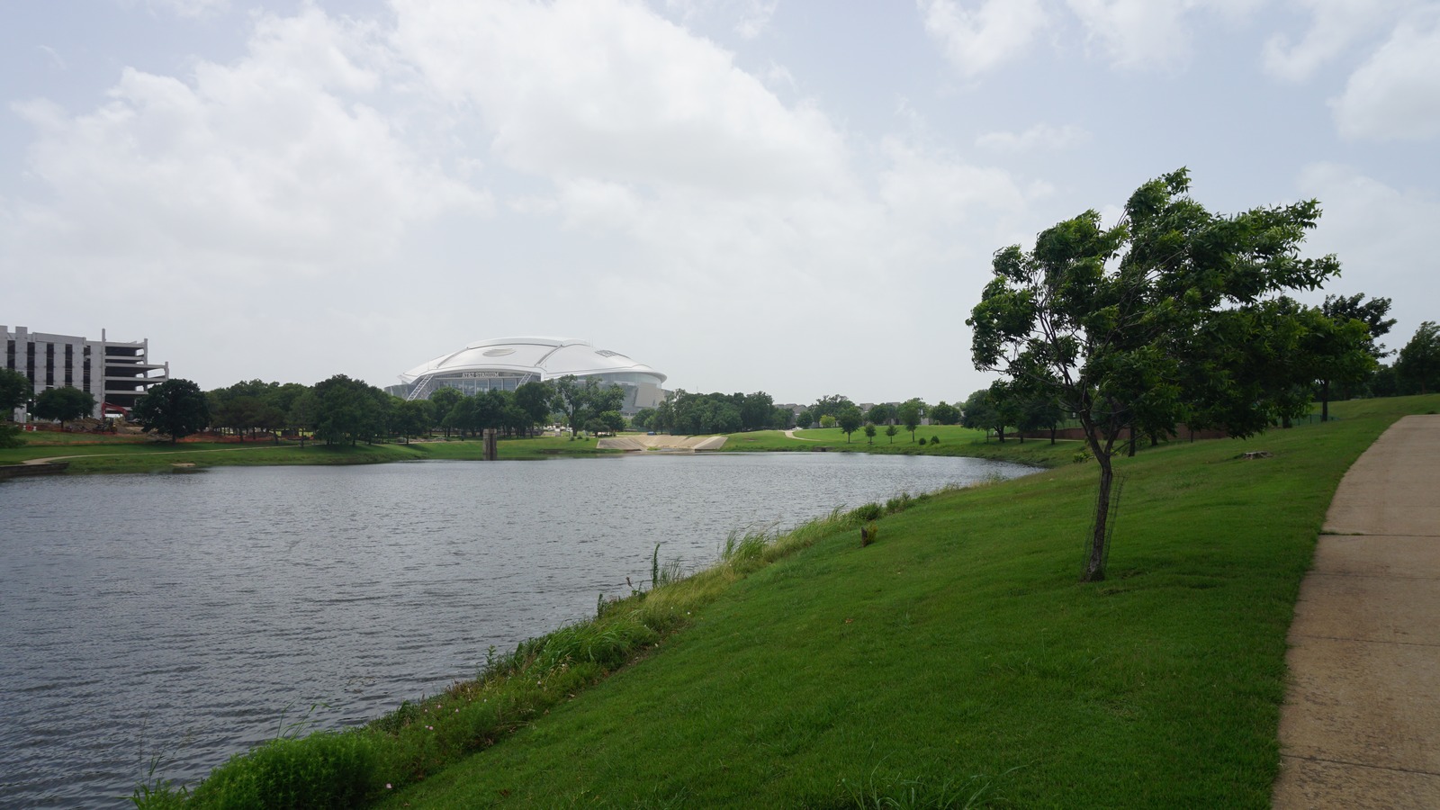Johnson Creek at Richard Greene Linear Park in Arlington