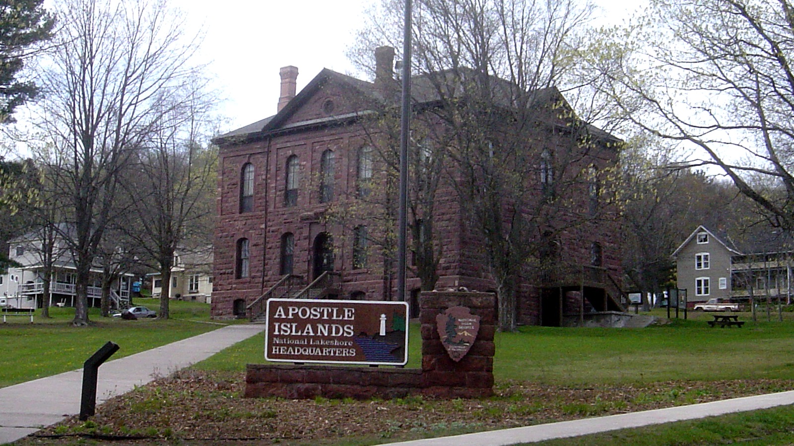 Apostle Islands National Lakeshore headquarters in Bayfield