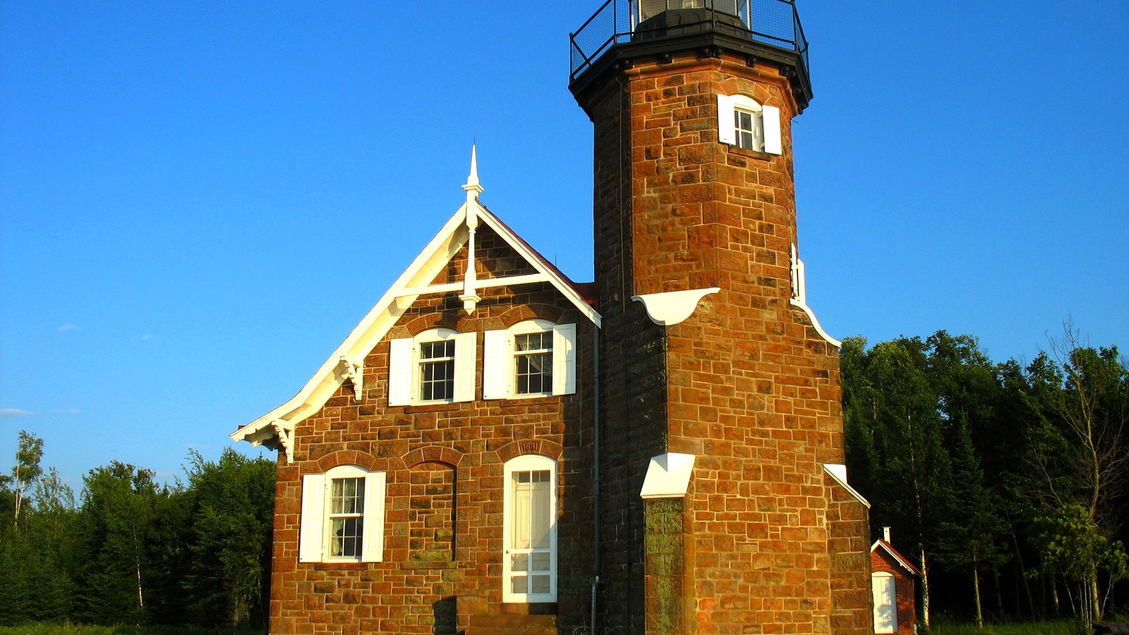 Sand Island Lighthouse in Apostle Islands National Lakeshore
