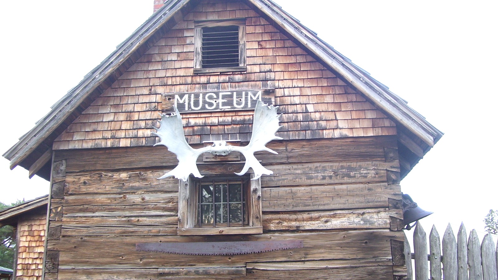 Madeline Island Museum historic log building