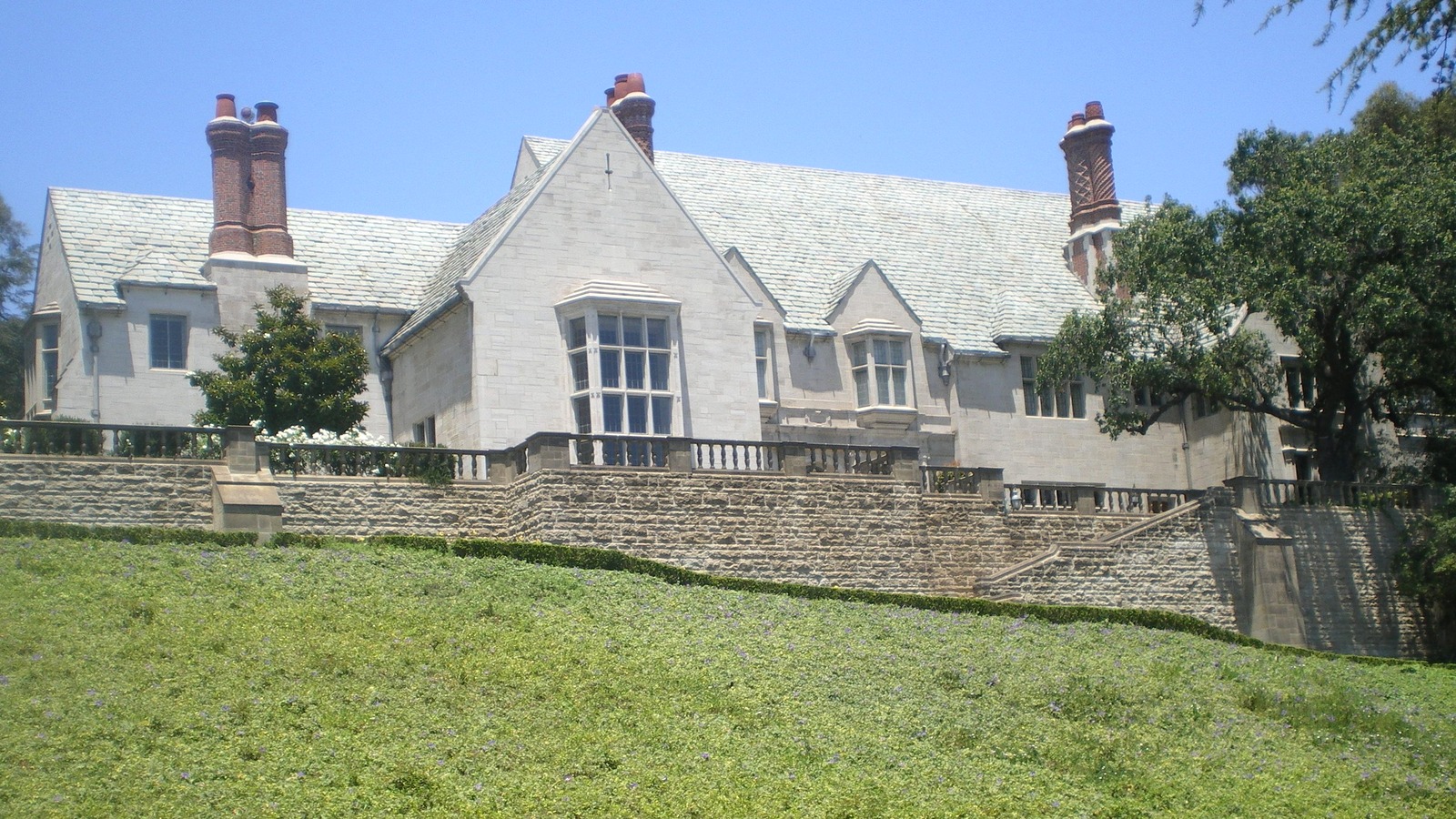 Greystone Mansion exterior in Beverly Hills