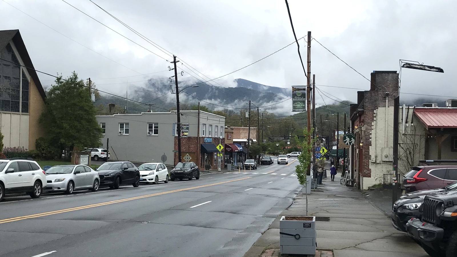 Downtown Black Mountain streetscape