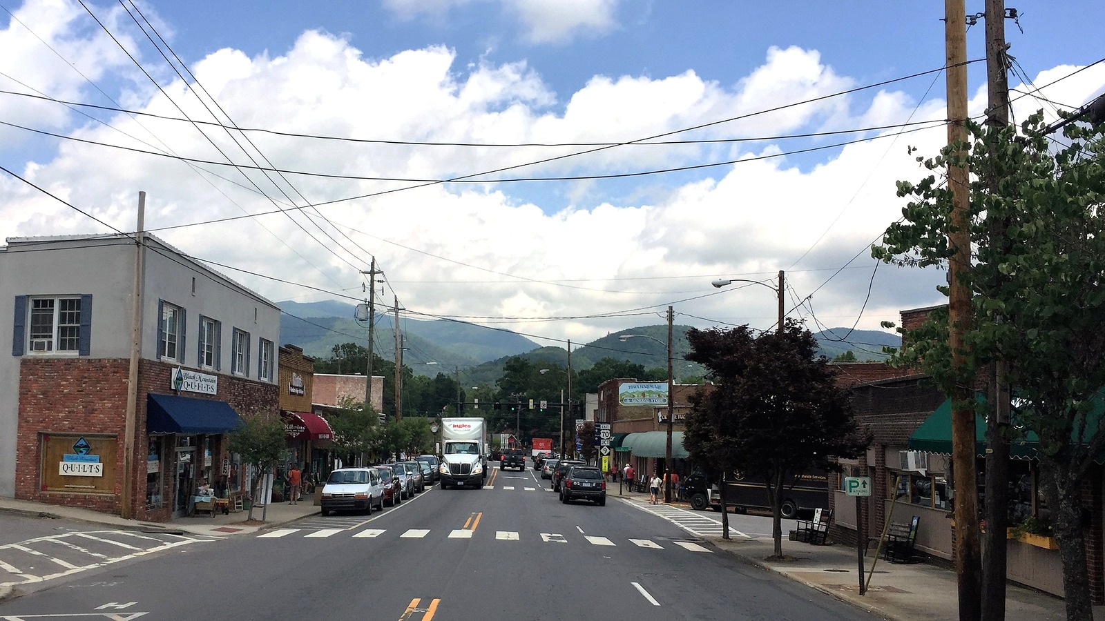 Downtown Black Mountain, North Carolina