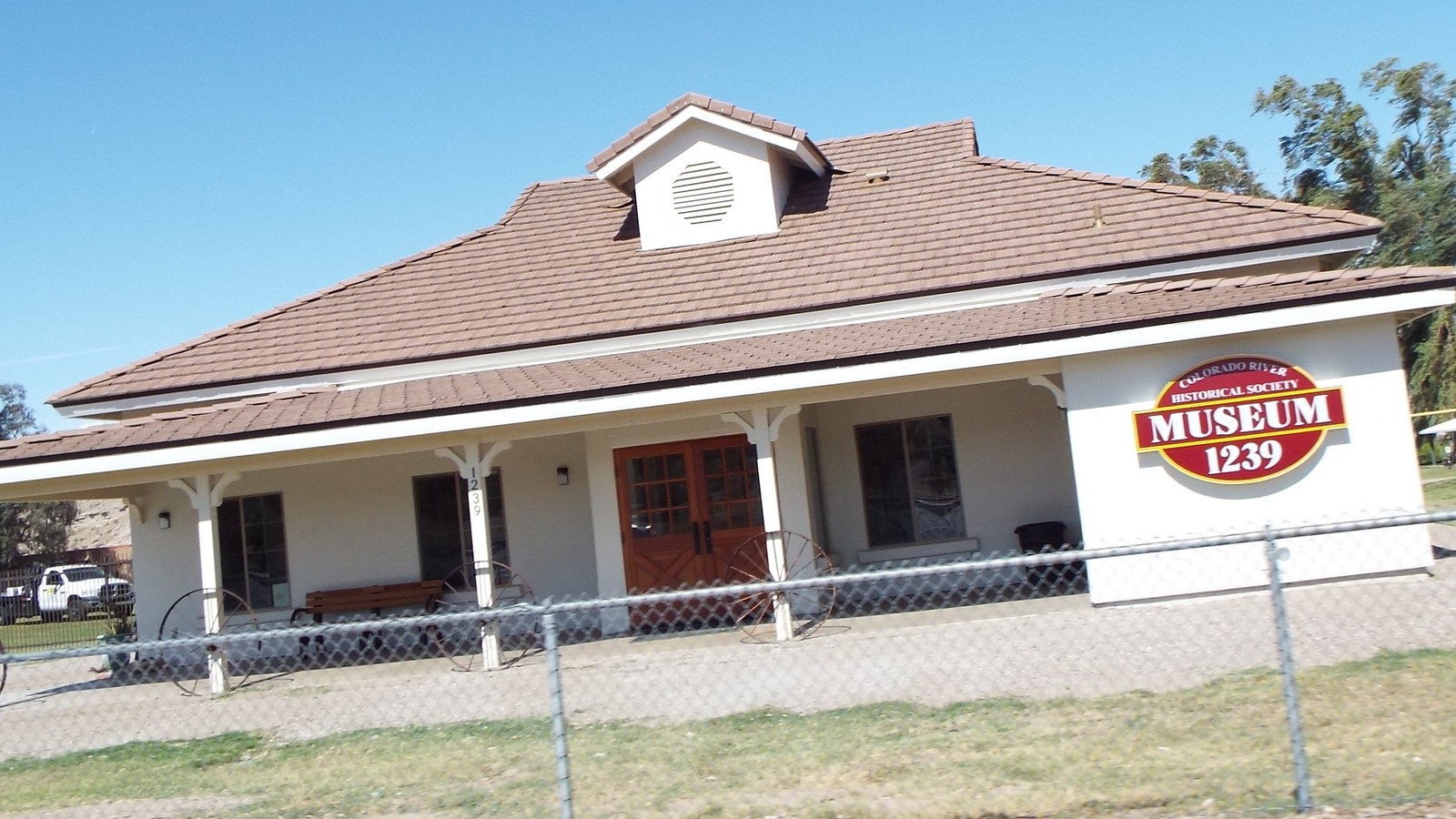 Historic schoolhouse at the Colorado River Historical Society Museum