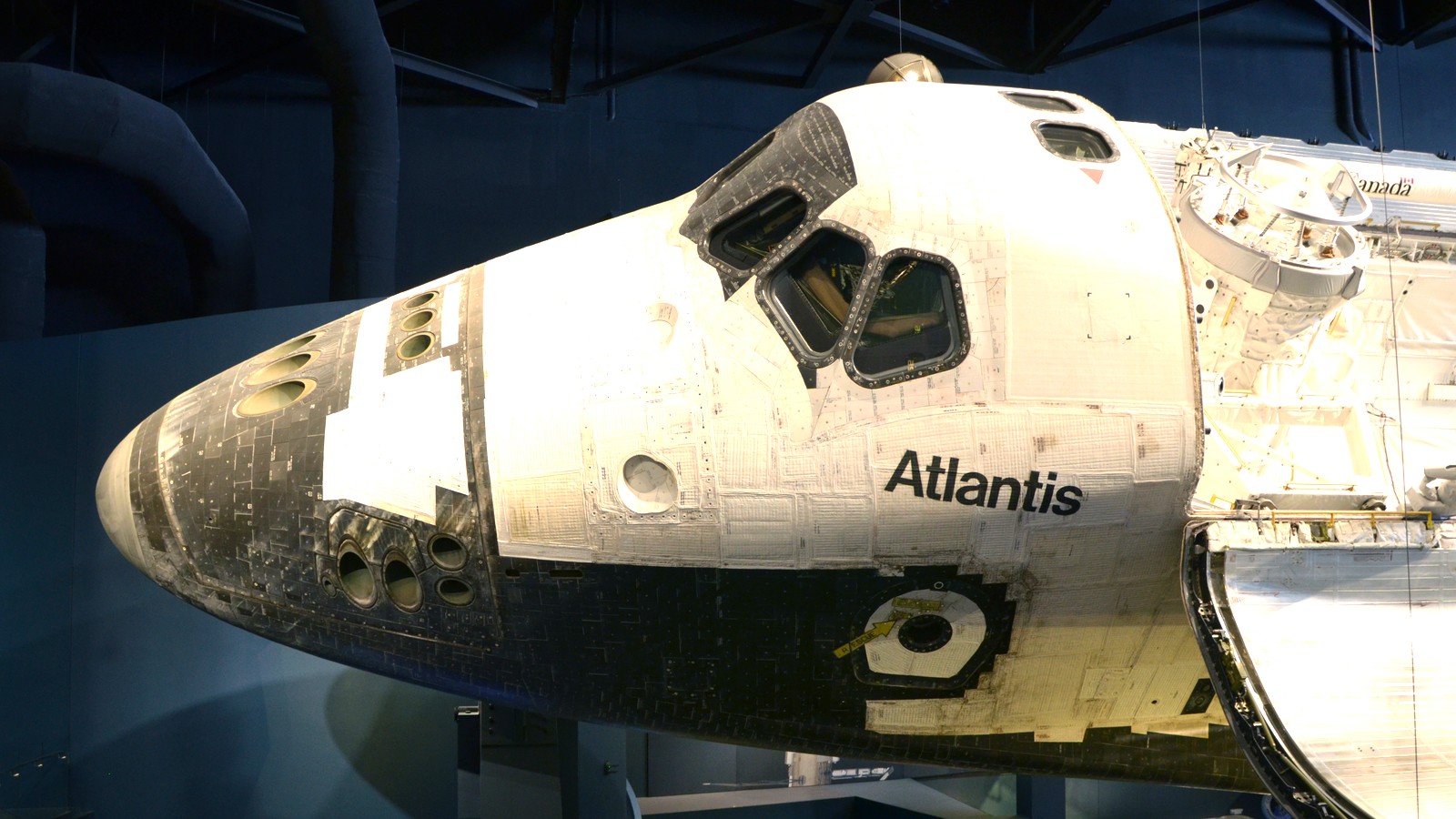 Space Shuttle Atlantis displayed at Kennedy Space Center Visitor Complex