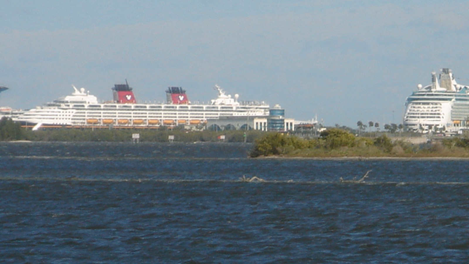Cruise ships docked at Port Canaveral