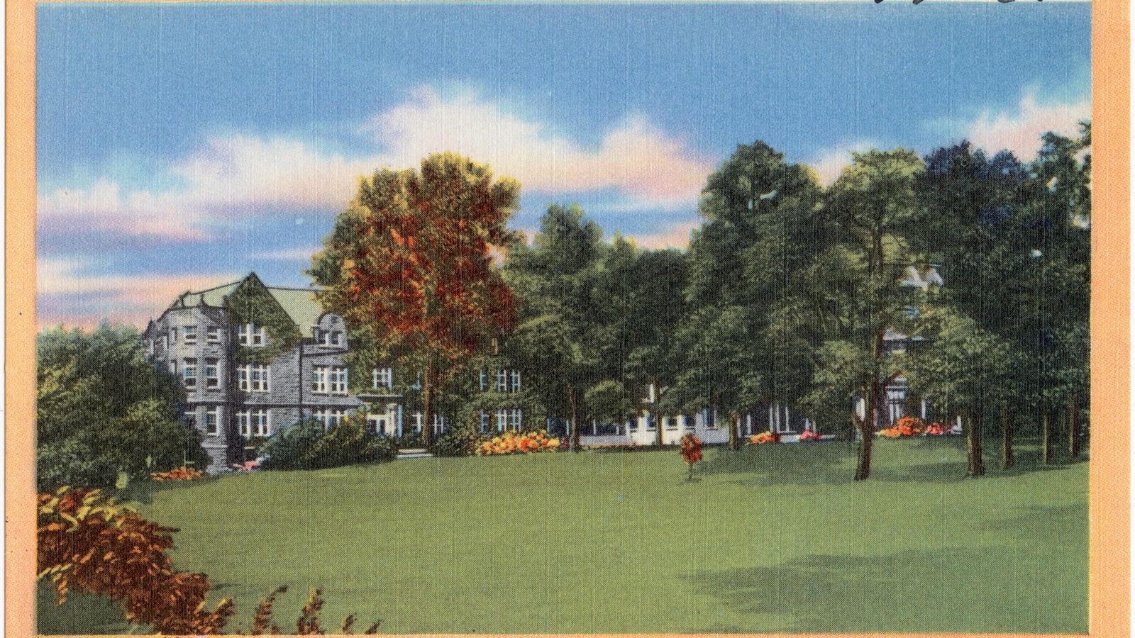 Historic campus view at Wilson College in Chambersburg