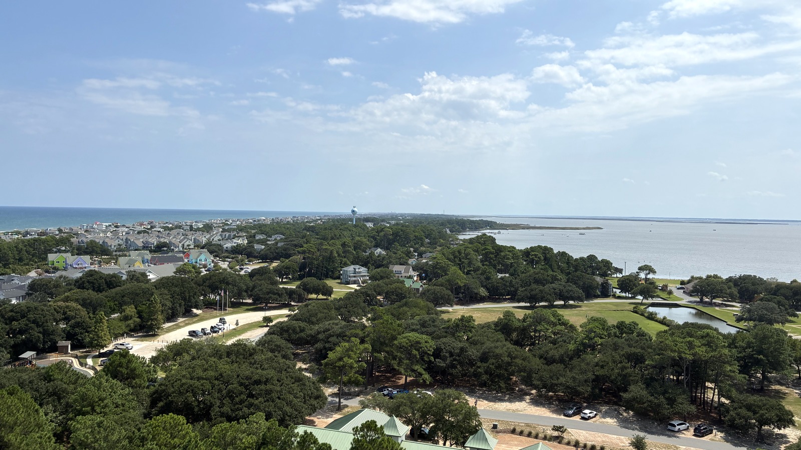 Historic Corolla Village seen from the lighthouse