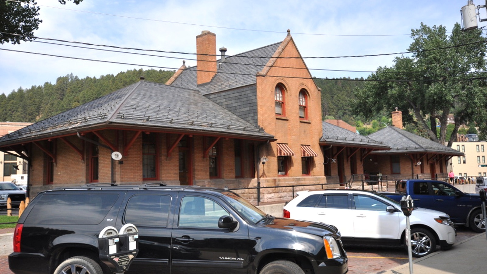 Deadwood Welcome Center in the former railroad depot