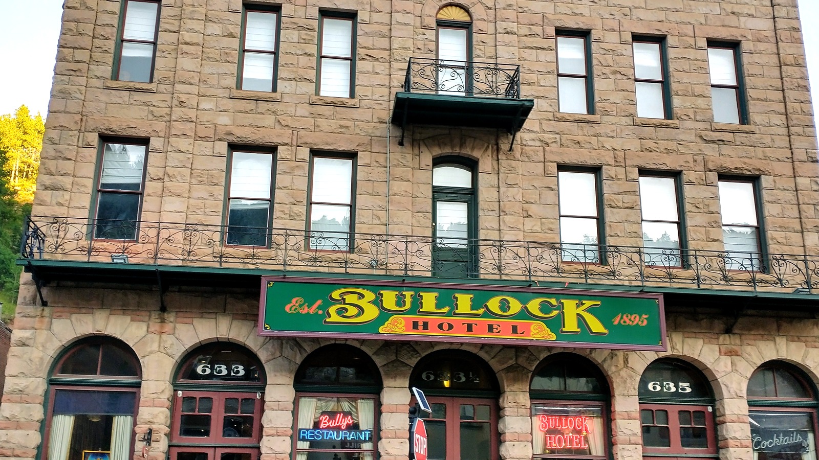 Historic Bullock Hotel on Main Street