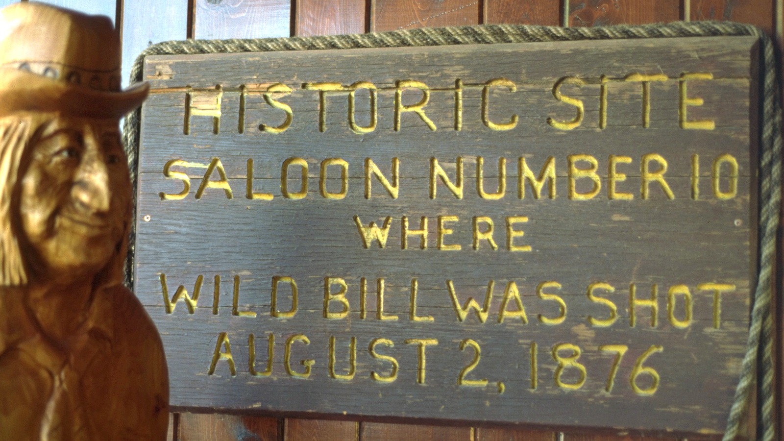 Historic Saloon No. 10 marker in Deadwood