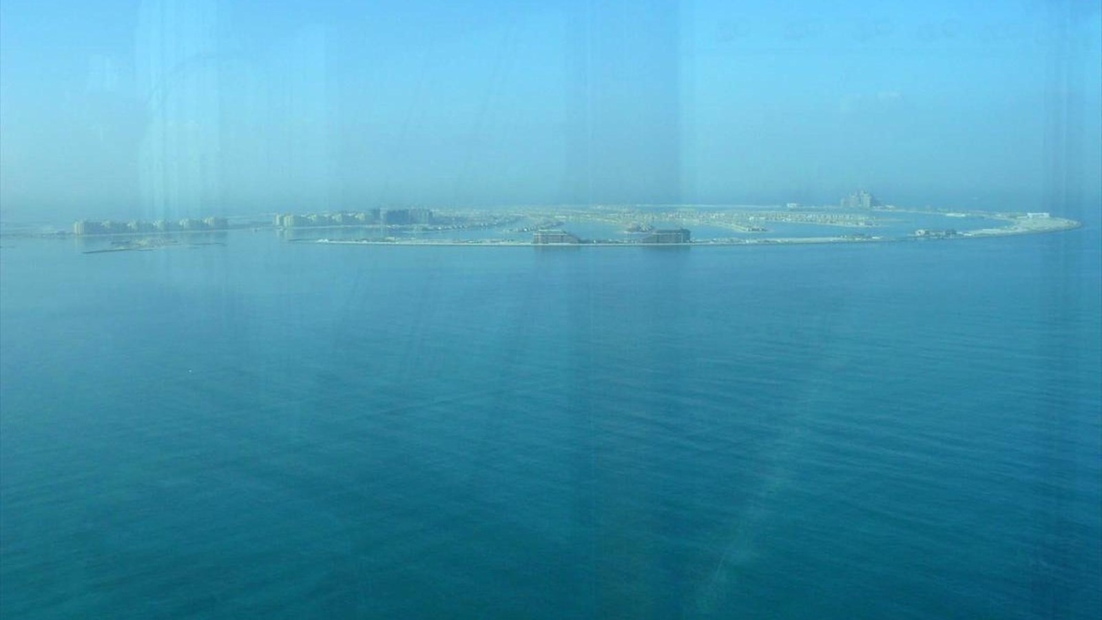 Aerial view of Palm Jumeirah