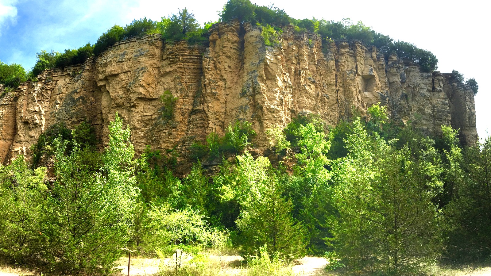 Horseshoe Bluff at Mines of Spain Recreation Area