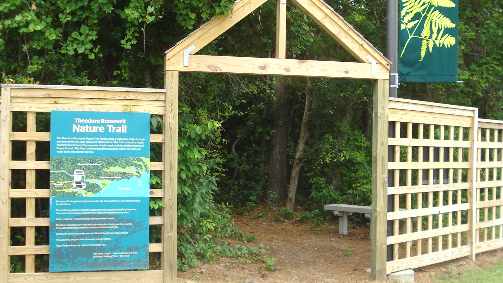Theodore Roosevelt Nature Trail entrance