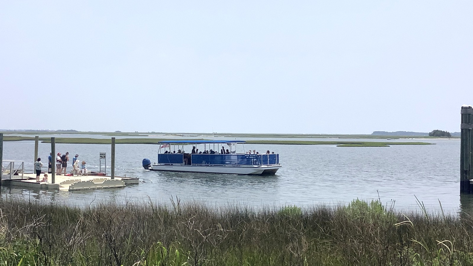 Passenger ferry at Hammocks Beach State Park