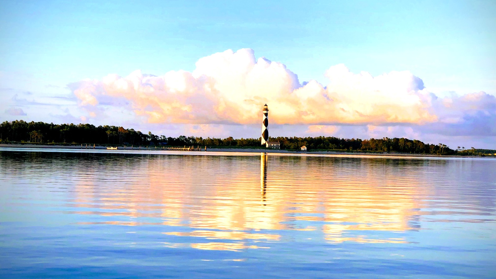 Cape Lookout Lighthouse at sunrise