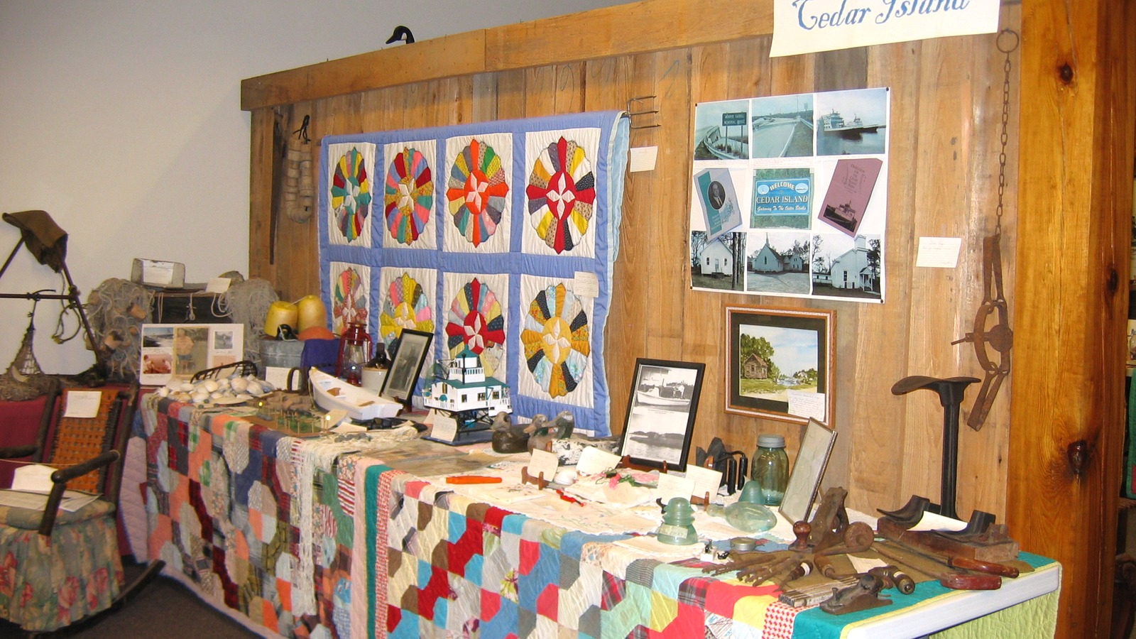 Community exhibit at Core Sound Waterfowl Museum