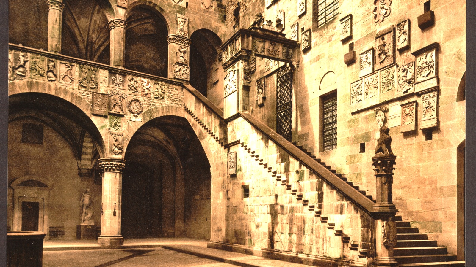 Bargello Museum courtyard in Florence